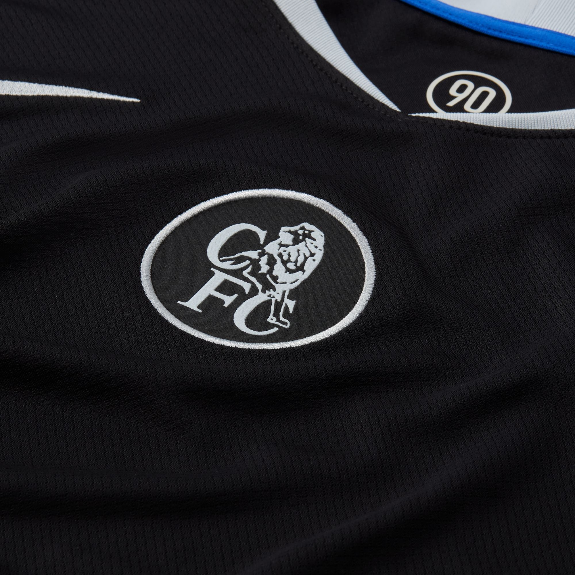 Chelsea FC 2025/26 Stadium Third Straight Fit Total 90 Soccer Replica Jersey