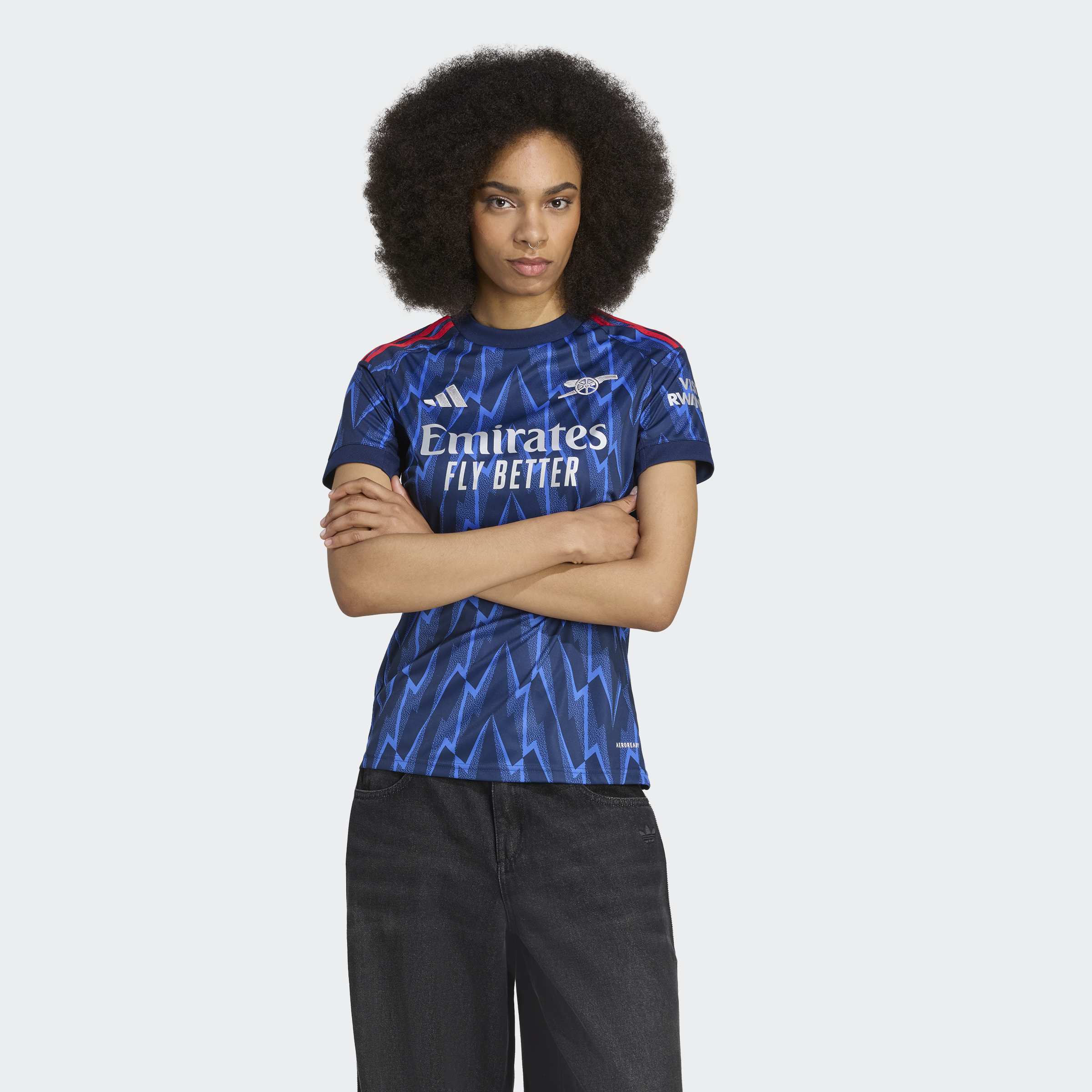 Arsenal 2025/26 Curved Fit Away Stadium Jersey