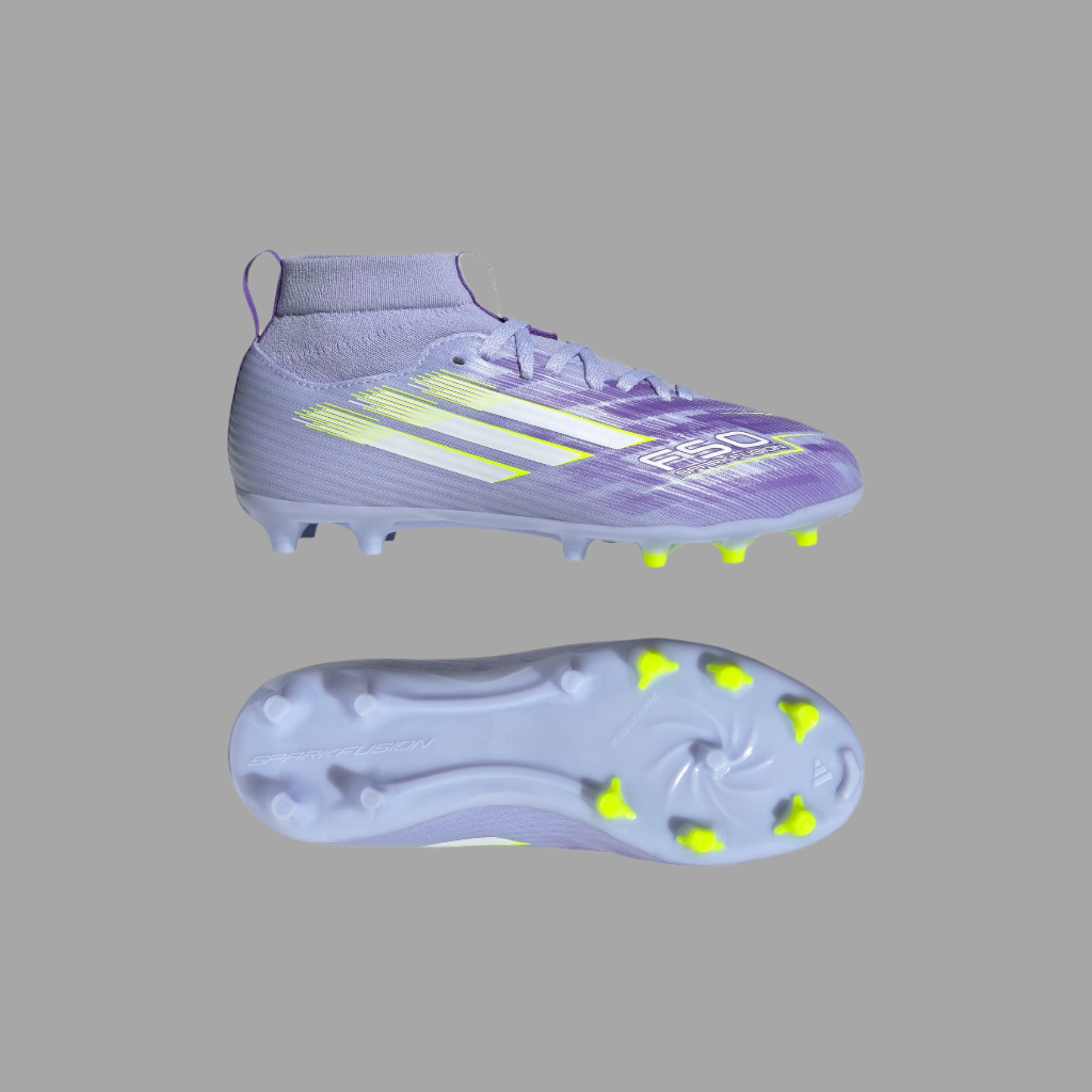 F50 Sparkfusion League Firm Ground/Artificial Grass Boots Kids