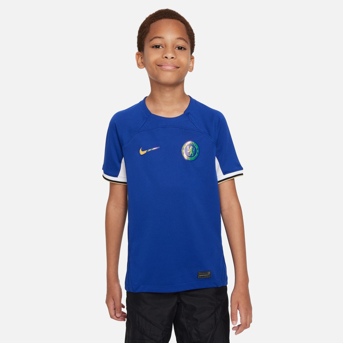 Chelsea FC 2023/24 Stadium Home Big Kids' Nike Dri-FIT Football Shirt