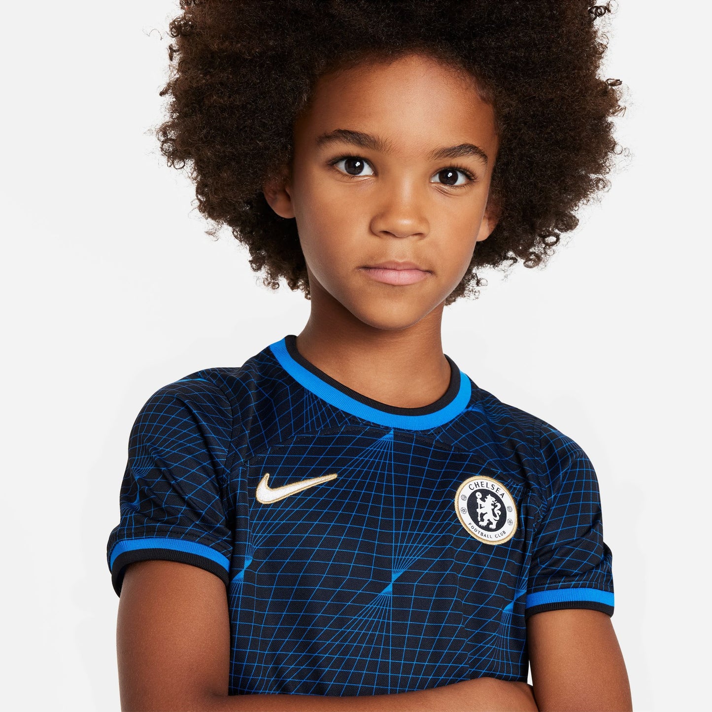 Chelsea Away 23/24 Younger Kids' Nike Dri-FIT 3-Piece Kit