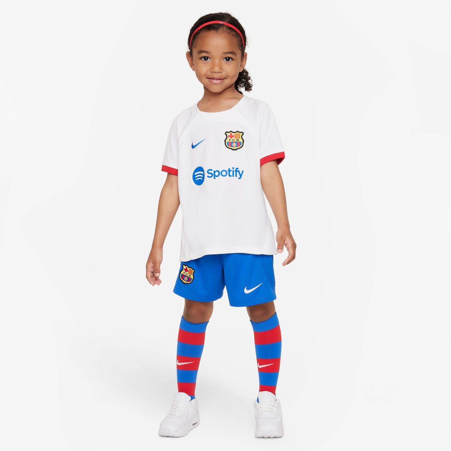 FC Barcelona 2023/24 Away Little Kids' Nike Dri-FIT 3-Piece Kit