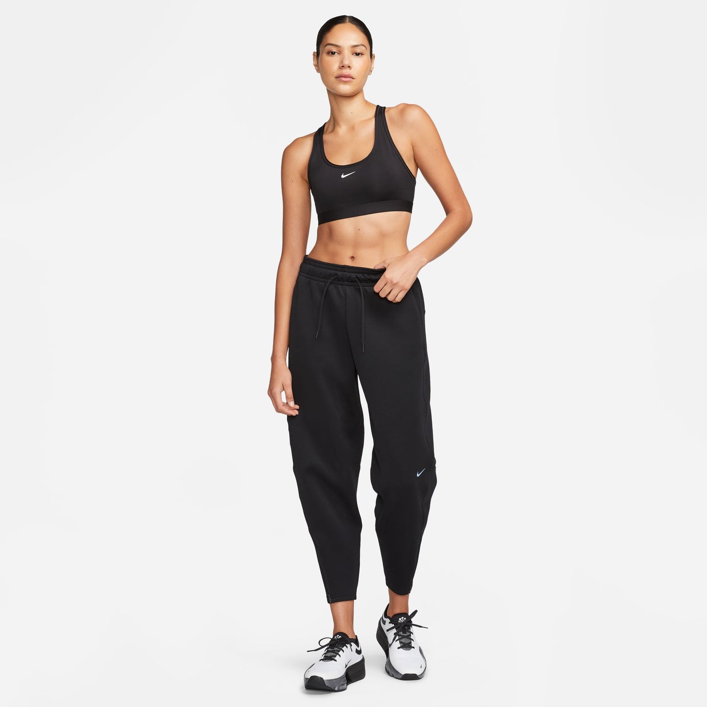 Nike Swoosh Light Support Women's Non-Padded Black Sports Bra