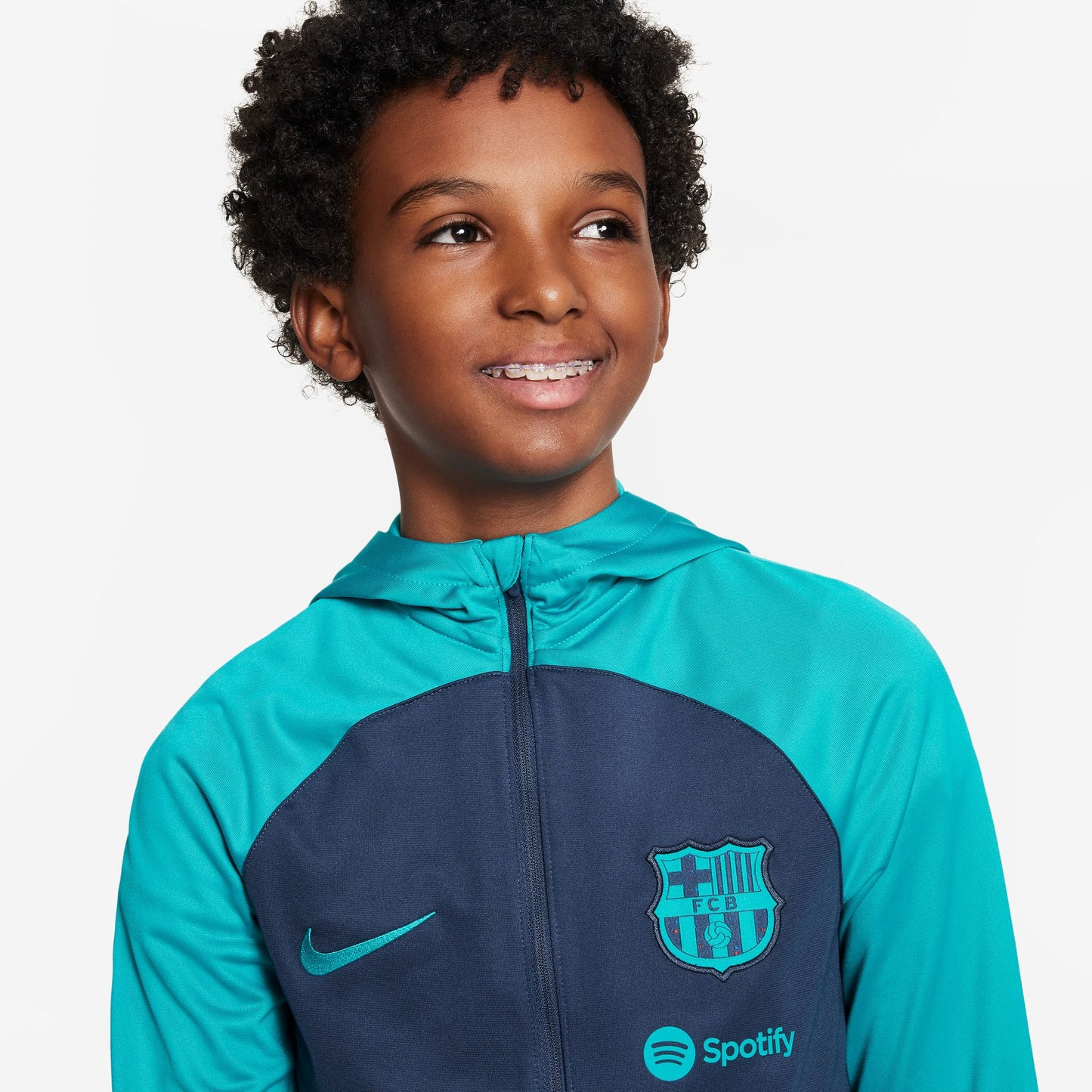 Barcelona Third 23/24 Big Kids' Nike Dri-FIT Football Tracksuit