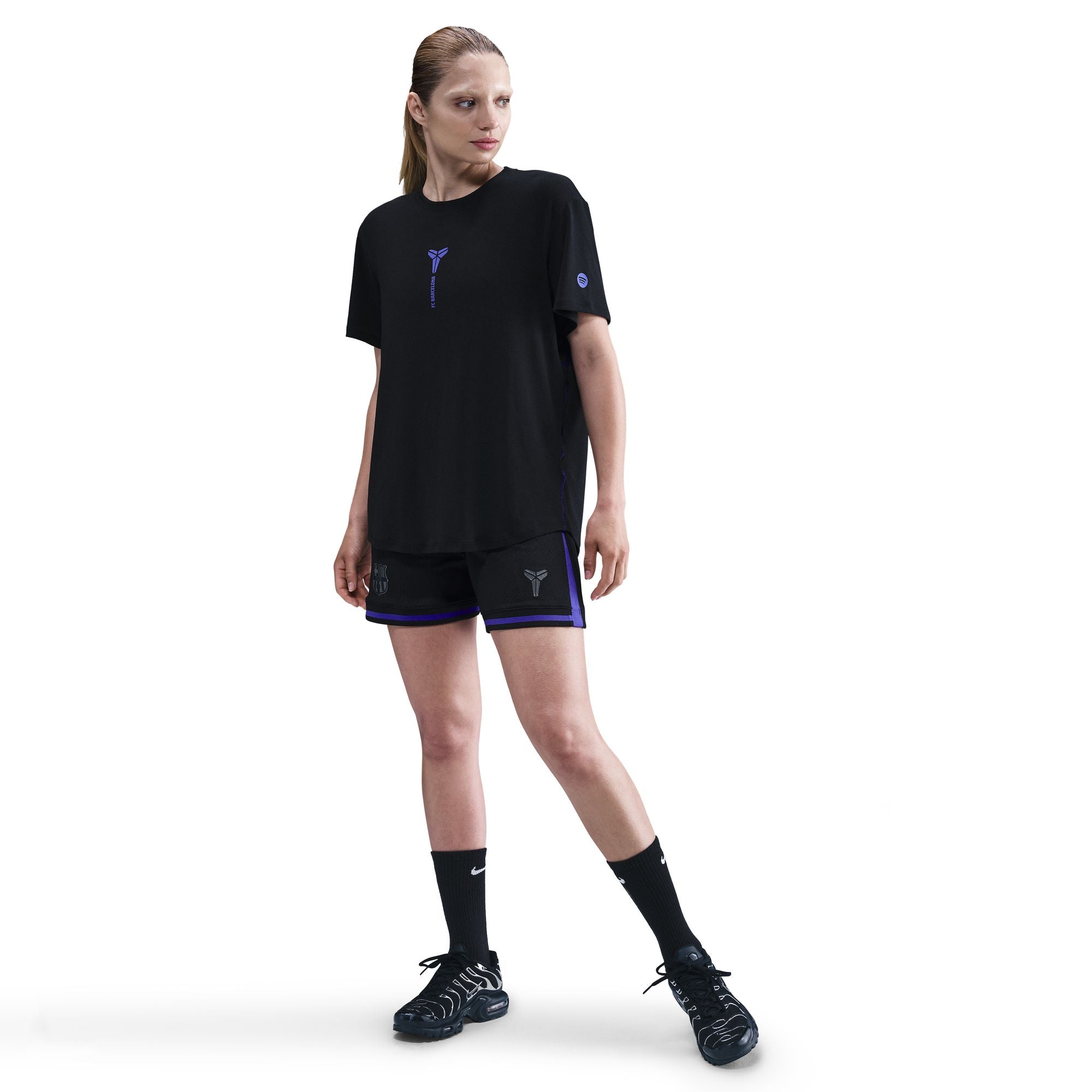 Kobe Bryant FC Barcelona One Relaxed Away Curved Fit Kobe Dri-FIT Soccer Short-Sleeve Top