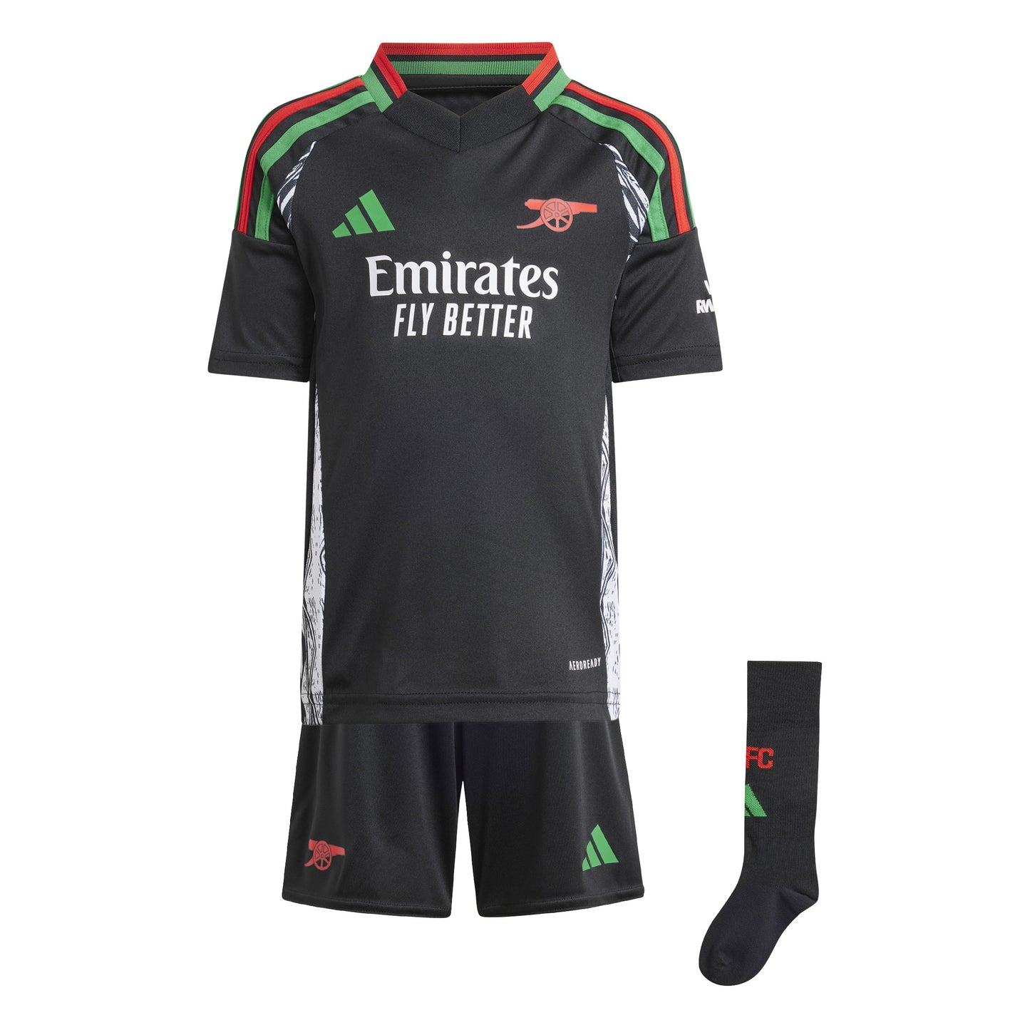 Arsenal 24/25 Adidas Away Mini Kit Kids