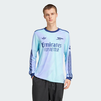 Arsenal 24/25 Adidas Long Sleeve Third Men's Fit Shirt