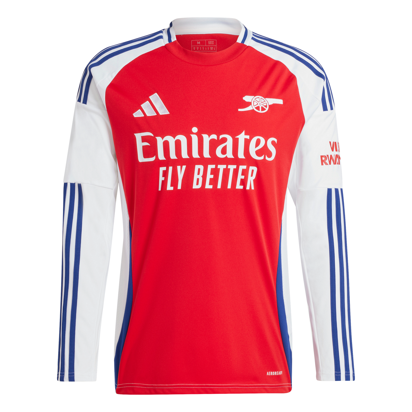 Arsenal 24/25 Adidas Long Sleeve Home Men's Fit Shirt