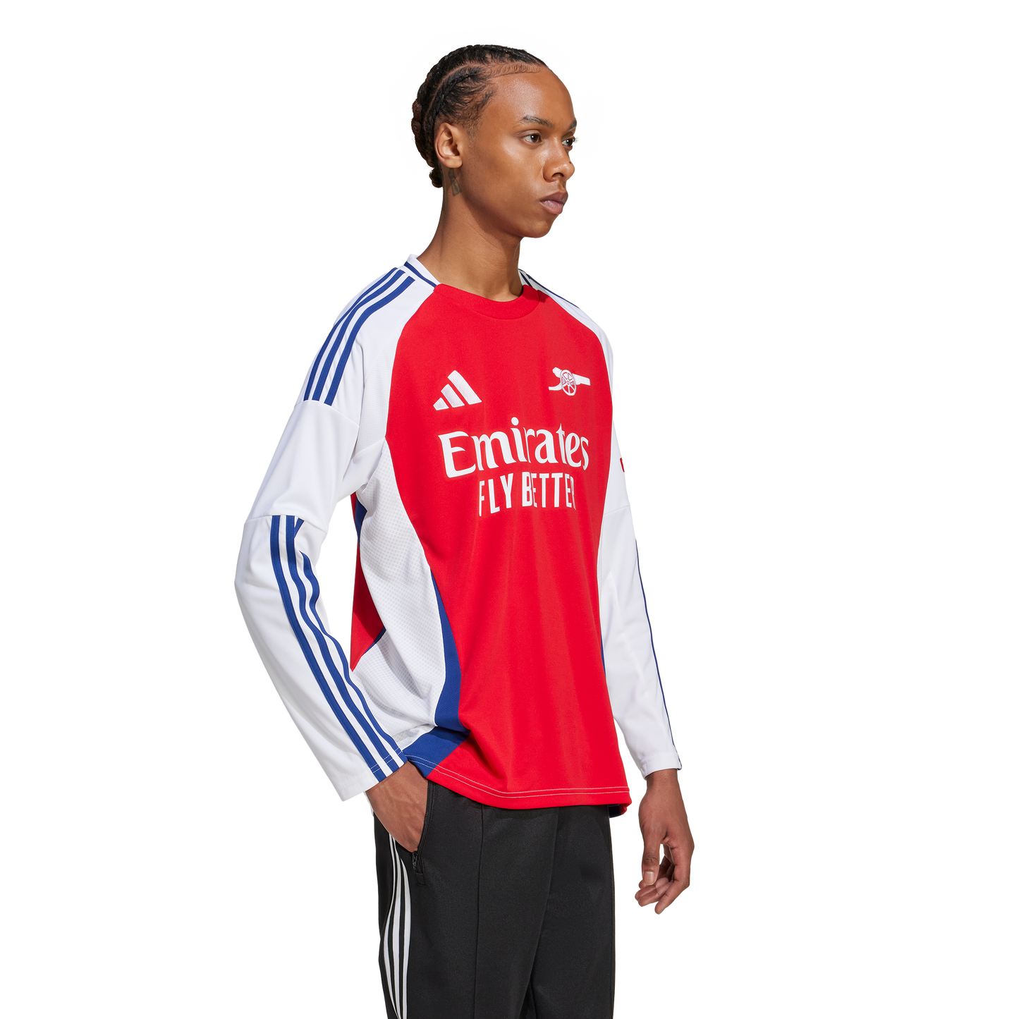 Arsenal 24/25 Adidas Long Sleeve Home Men's Fit Shirt