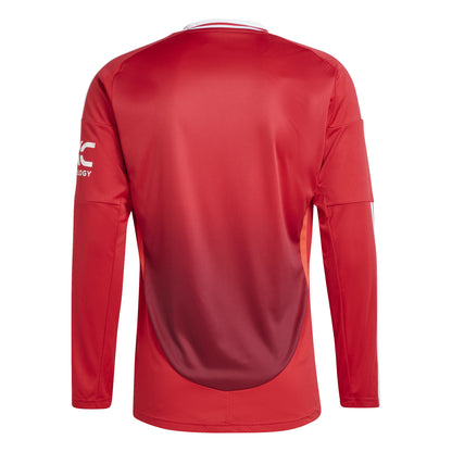 Manchester United 24/25 Long Sleeve Home Straight Fit Jersey