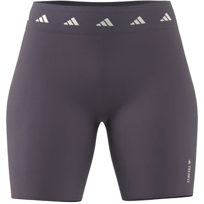 Techfit Bike Short Leggings - Purple