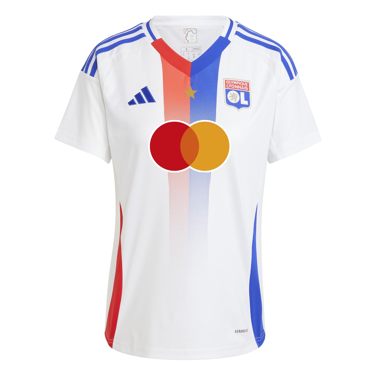 Olympique Lyonnais 2024/25 Adidas Stadium Home Curved Fit Shirt