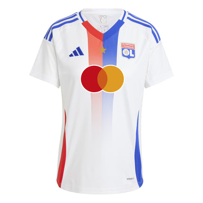 Olympique Lyonnais 2024/25 Adidas Stadium Home Curved Fit Shirt