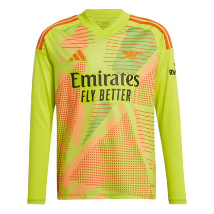 Arsenal 24/25 Adidas Long Sleeve Goalkeeper Shirt Kids