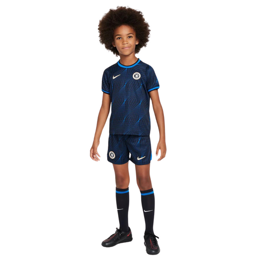 Chelsea Away 23/24 Younger Kids' Nike Dri-FIT 3-Piece Kit