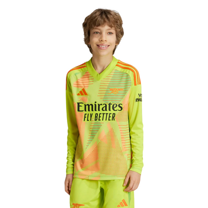 Arsenal 24/25 Adidas Long Sleeve Goalkeeper Shirt Kids