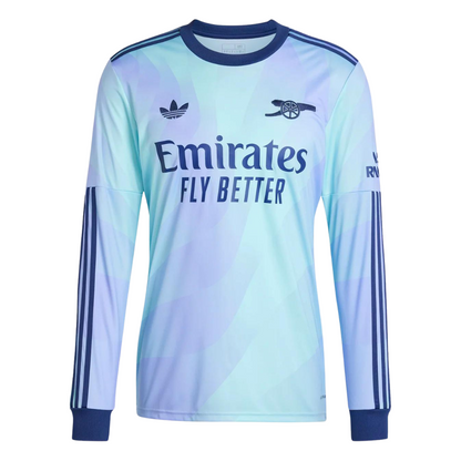 Arsenal 24/25 Adidas Long Sleeve Third Men's Fit Shirt