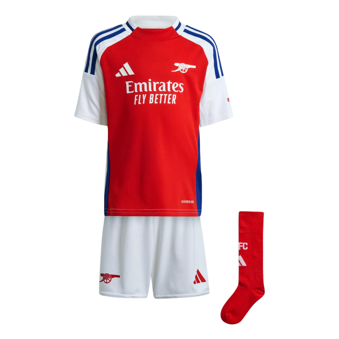 Arsenal 24/25 Adidas Home Mini Kit Kids