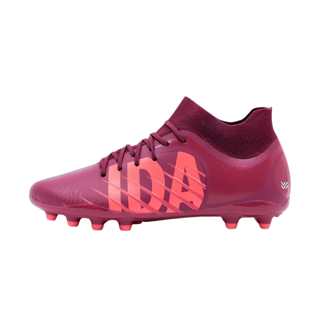 IDA Rise FG/AG Women's Football Boot - Burgundy