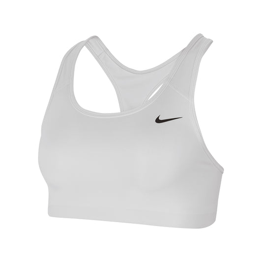 NIKE Women's Medium-Support Non-Padded White Sports Bra